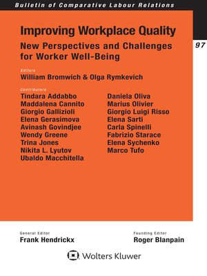 cover image of Improving Workplace Quality